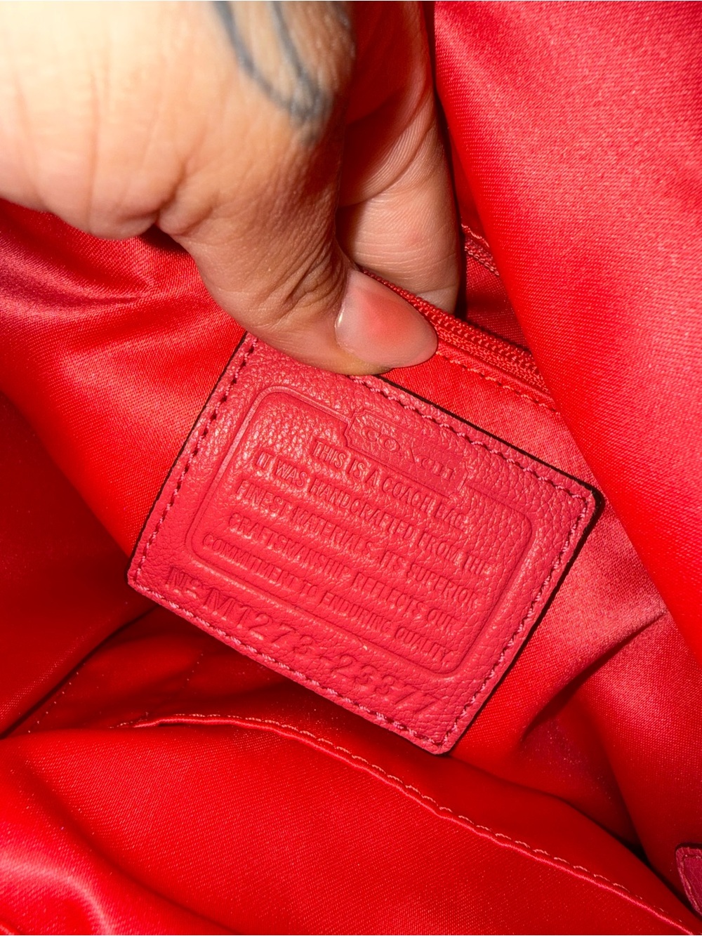 Coach Hallie East/West Tote (from the Poppy collection). - Picture 4 of 5